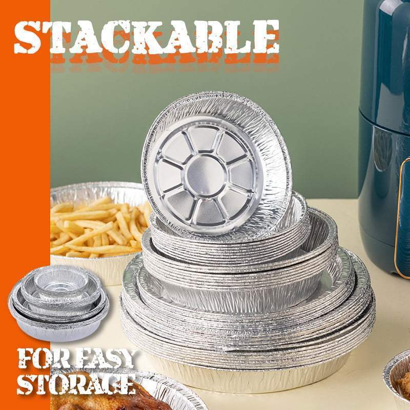 Foilpro 50 pieces – Oil-resistant aluminum foil cans