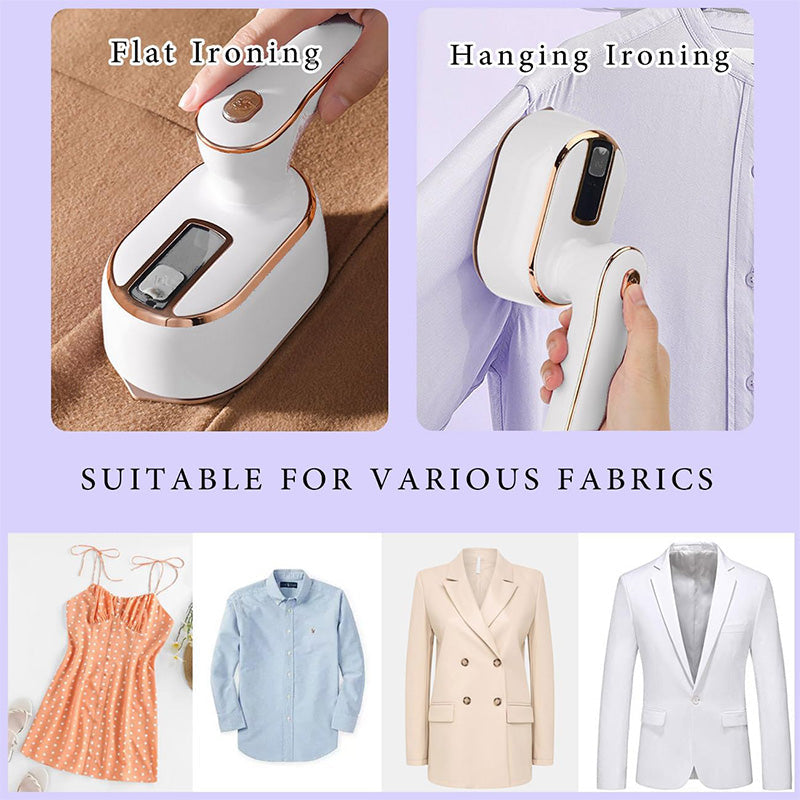 TravelEase – Portable Mini Steam Iron | 50% OFF