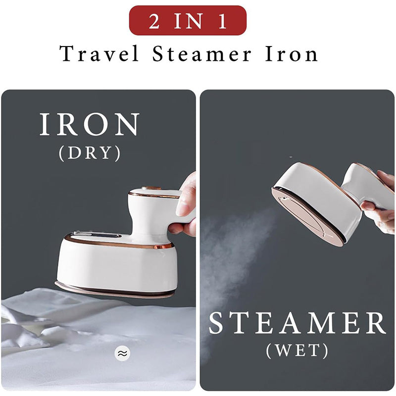 TravelEase – Portable Mini Steam Iron | 50% OFF