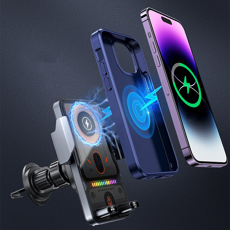 DriveMate – 2-in-1 Wireless Car Charger & Phone Holder | 50% OFF