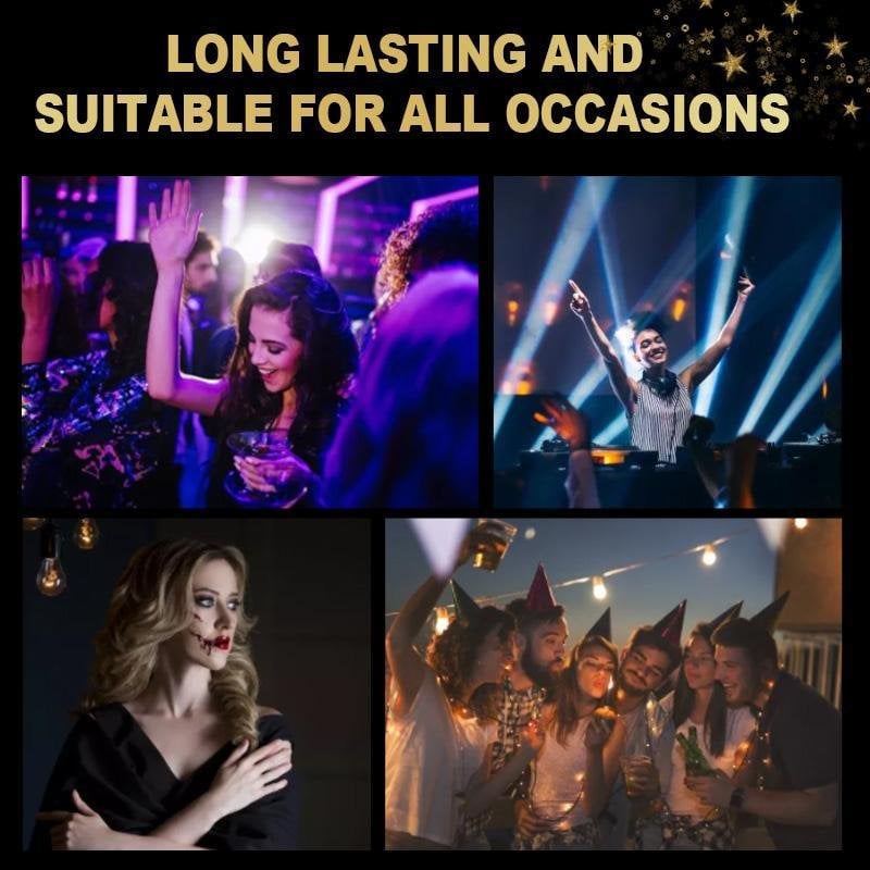 GlamLash – Reusable Self-Adhesive Eyeliner & Eyelash Stickers with Glitter | 1+1 FREE