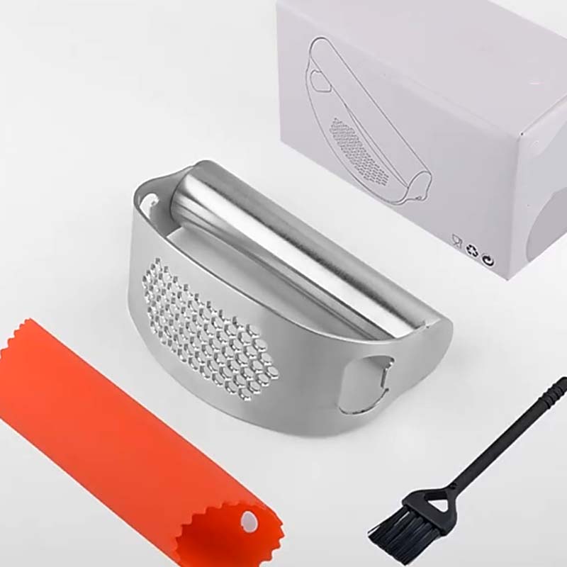 GarliX – Multifunctional Stainless Steel Garlic Press | 1+2 FREE