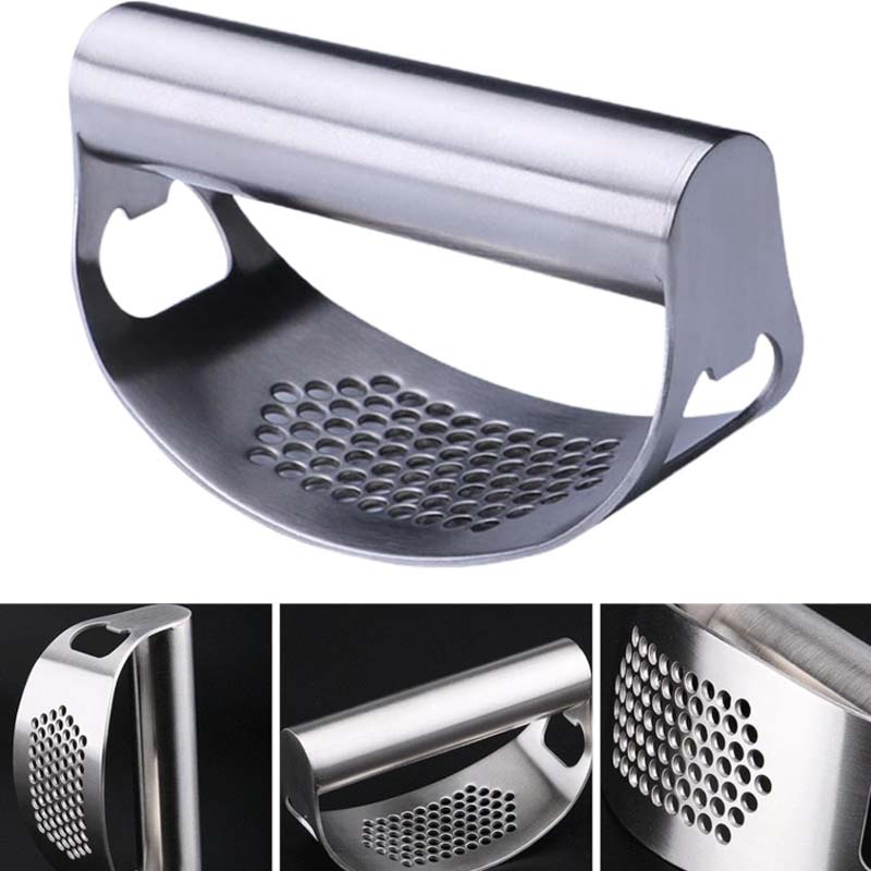 GarliX – Multifunctional Stainless Steel Garlic Press | 1+2 FREE