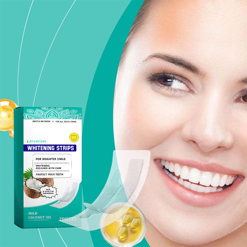 SmileBright – Enamel-friendly teeth whitening strips | 7+7 pairs