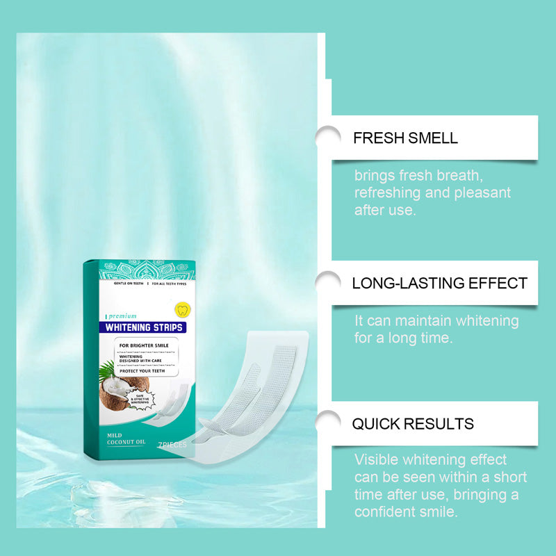 SmileBright – Enamel-friendly teeth whitening strips | 7+7 pairs