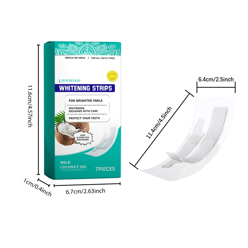 SmileBright – Enamel-friendly teeth whitening strips | 7+7 pairs