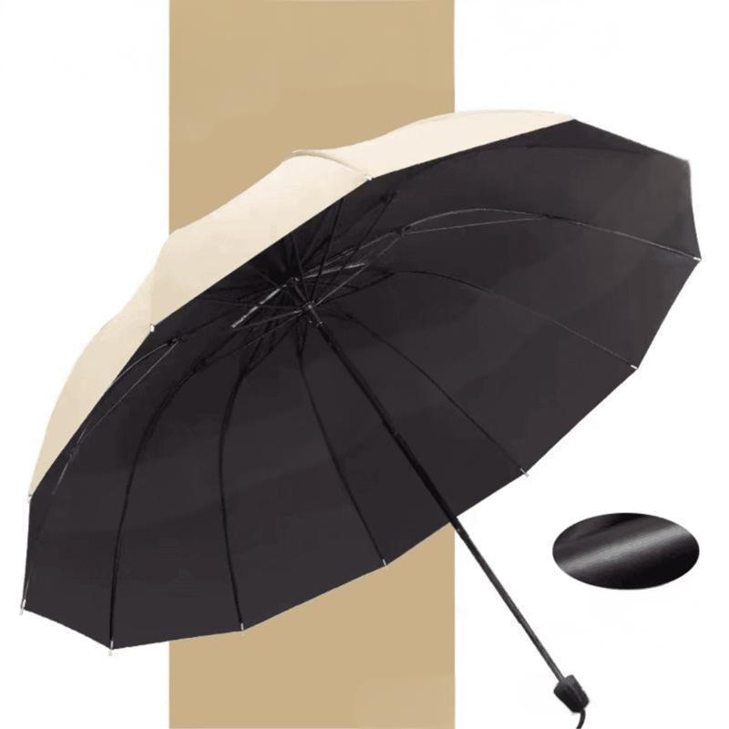 StormShield – 12-rib foldable windproof umbrella