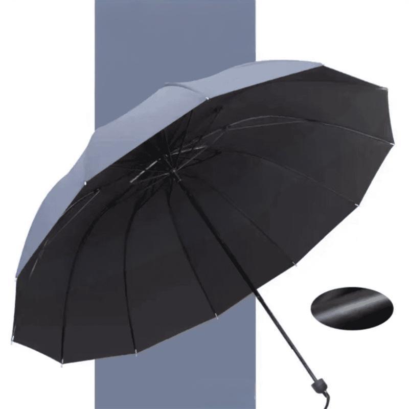 StormShield – 12-rib foldable windproof umbrella