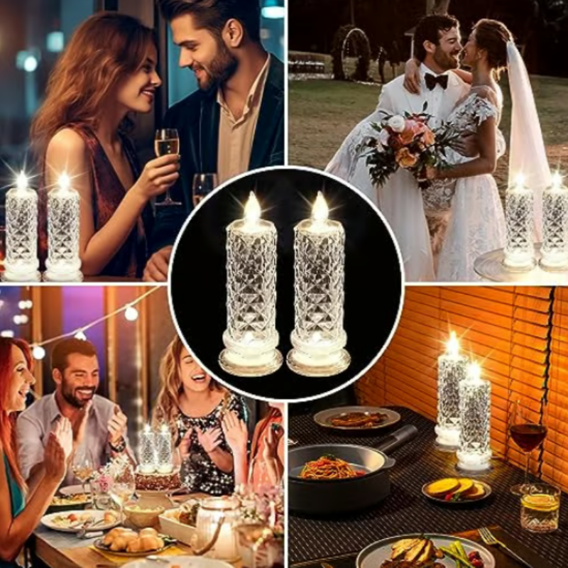 LumiFlame – Romantic LED flameless candle | Set of 4