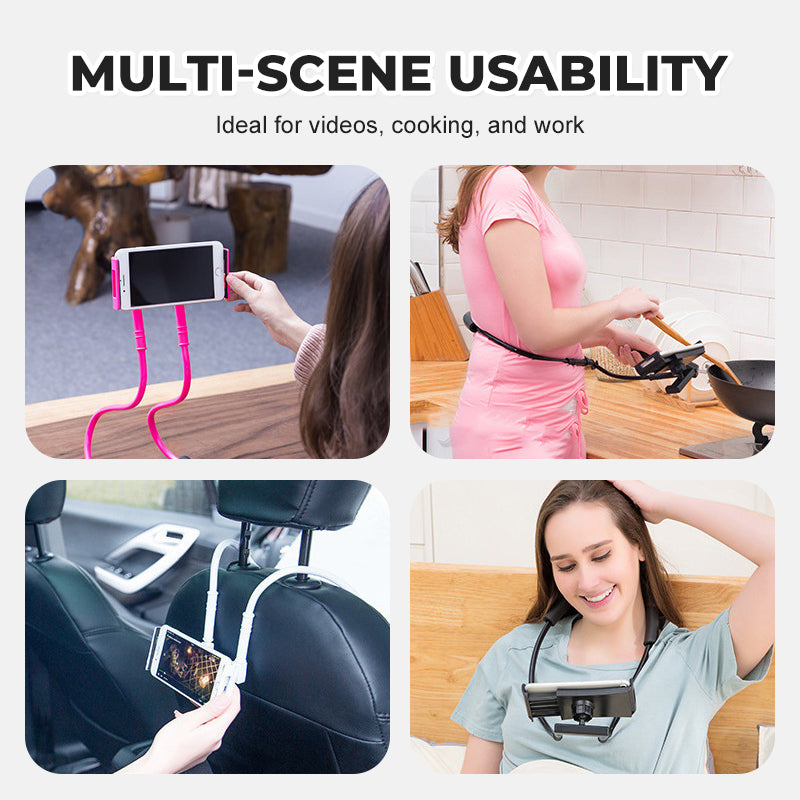 FlexiView – Adjustable Neck Phone Mount | 1+1 FREE