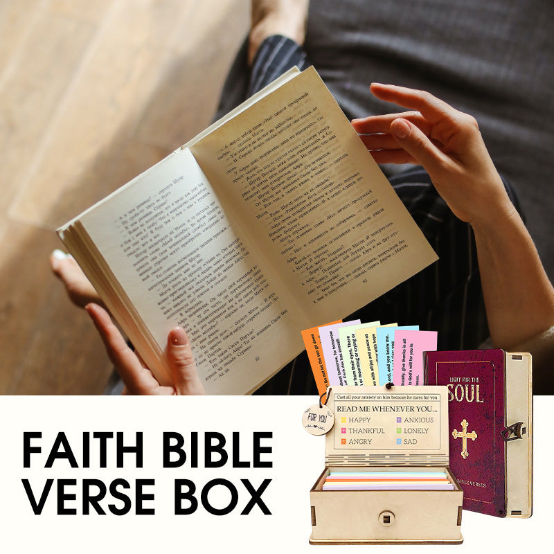 FaithBox – Bible box with 150 Bible cards