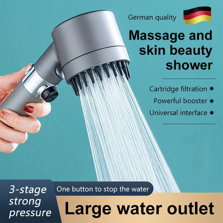 AquaSoothe – Multifunctional massage shower head