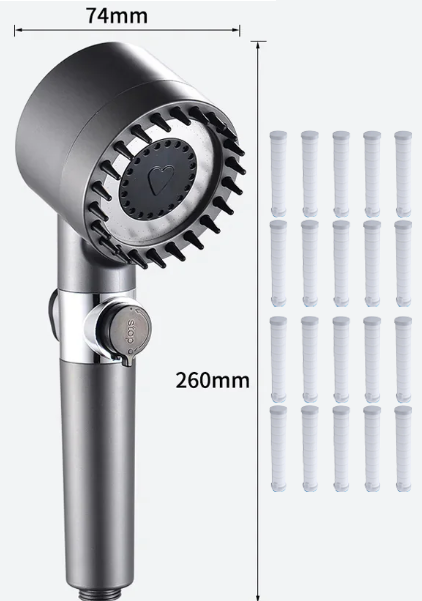 AquaSoothe – Multifunctional massage shower head