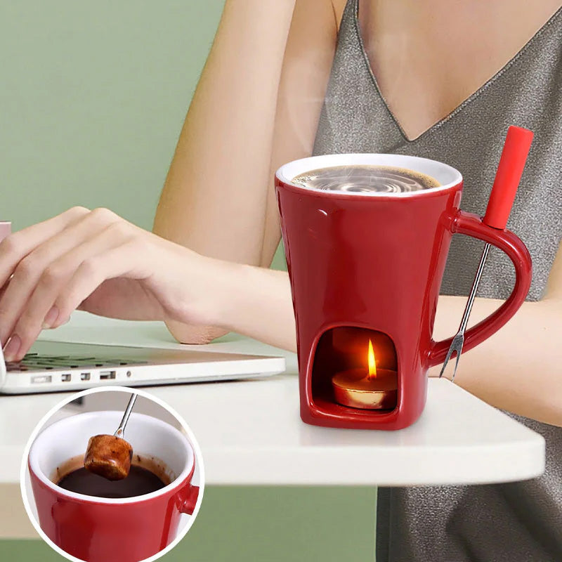 ChocoGlow – Elegant Chocolate Fondue Cup | 50% OFF