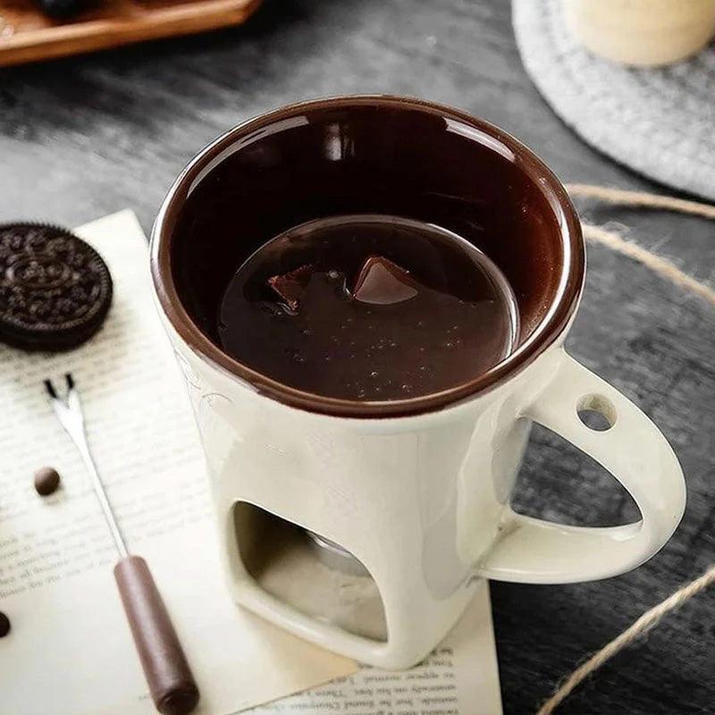 ChocoGlow – Elegant Chocolate Fondue Cup | 50% OFF