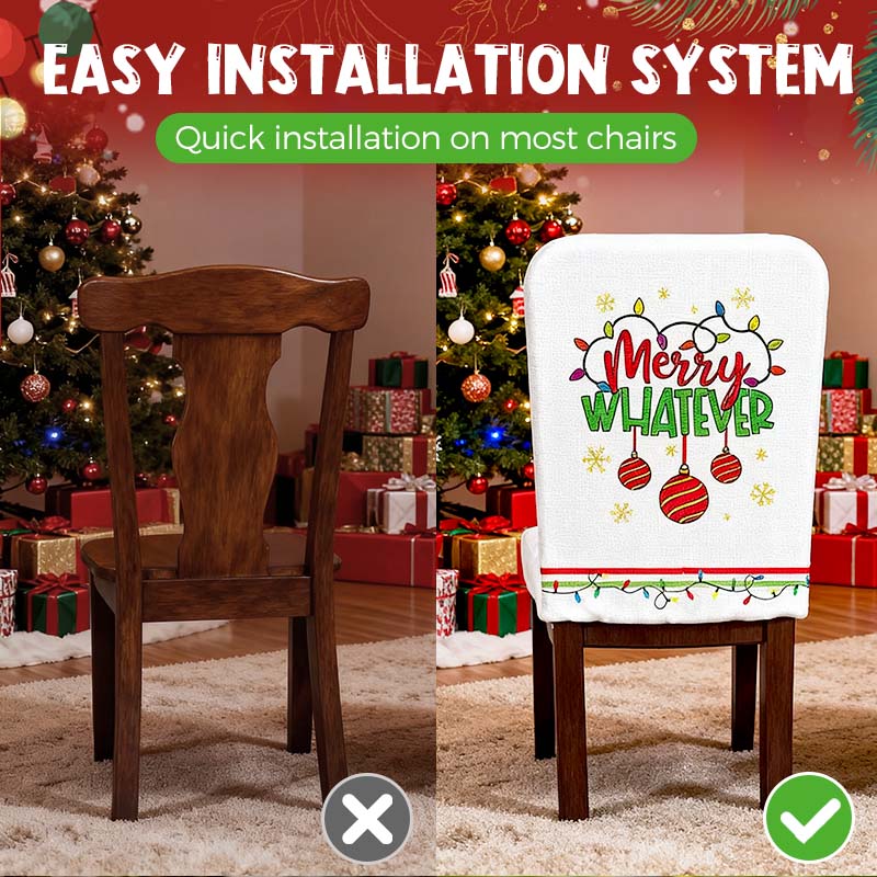 FestivaHome – Set of 6 Christmas chair covers