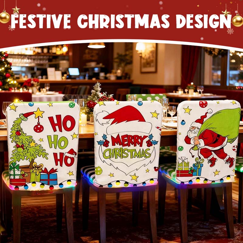 FestivaHome – Set of 6 Christmas chair covers