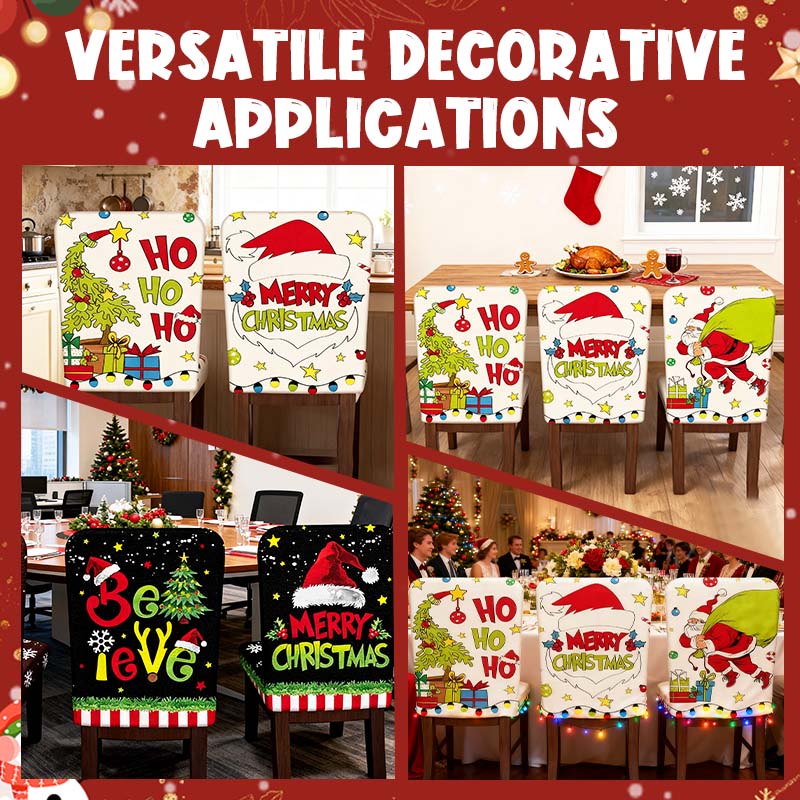 FestivaHome – Set of 6 Christmas chair covers