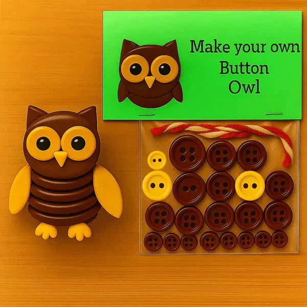 ButtonCraft – DIY animal decorations with buttons | 1+1 FREE