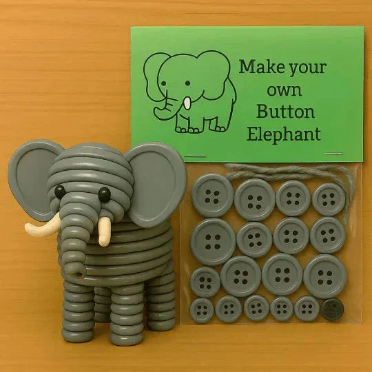 ButtonCraft – DIY animal decorations with buttons | 1+1 FREE