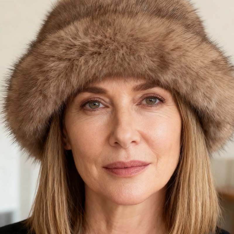 FurElegance – Elegant Faux Fur Bucket Hat | 1+1 FREE