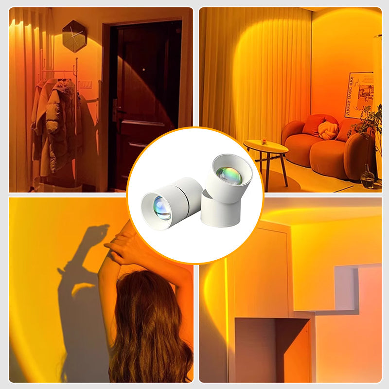 SunAura – LED Sunset Projection Lamp