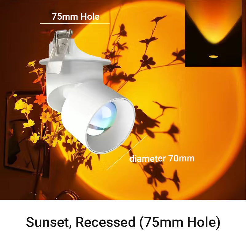 SunAura – LED Sunset Projection Lamp