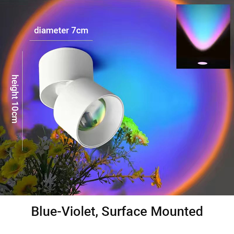 SunAura – LED Sunset Projection Lamp