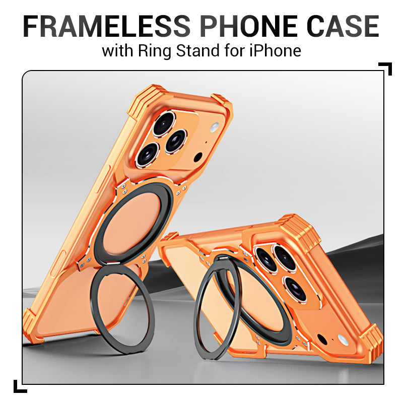 Techmate - Frameless Phone Case with Ring Stand