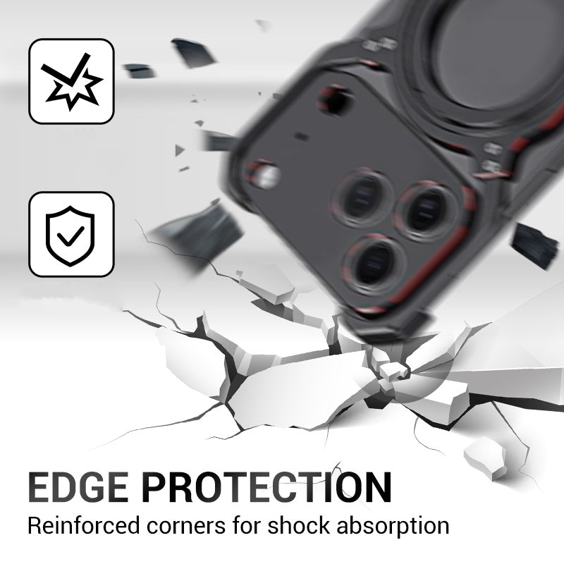 Techmate - Frameless Phone Case with Ring Stand