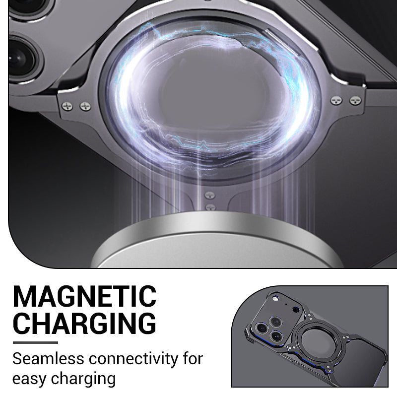 Techmate - Frameless Phone Case with Ring Stand