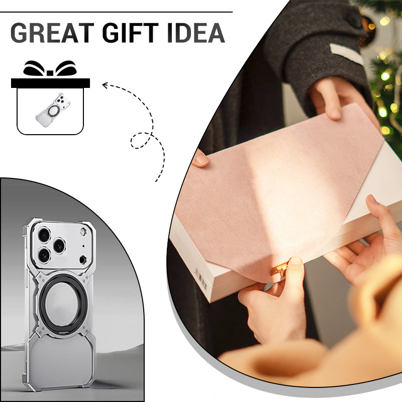 Techmate - Frameless Phone Case with Ring Stand