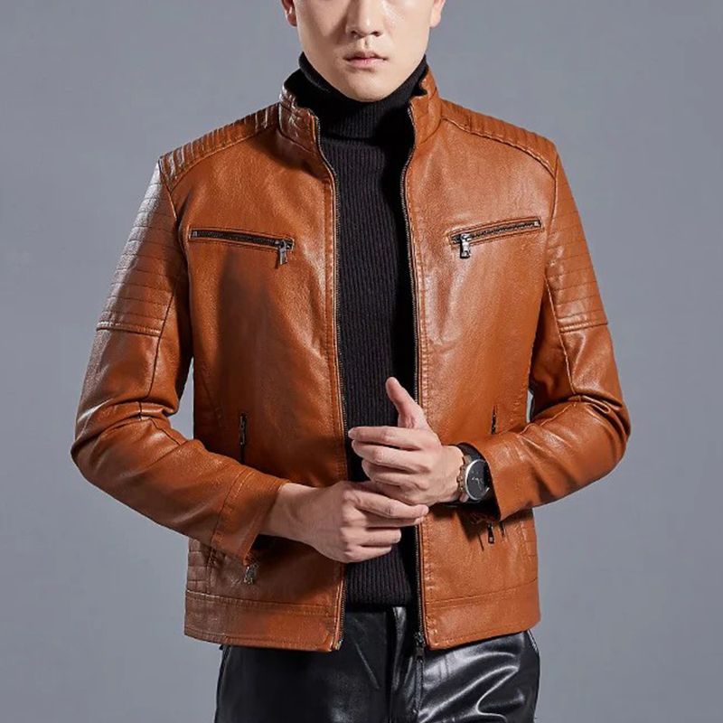 Henry – Men's leather biker jacket