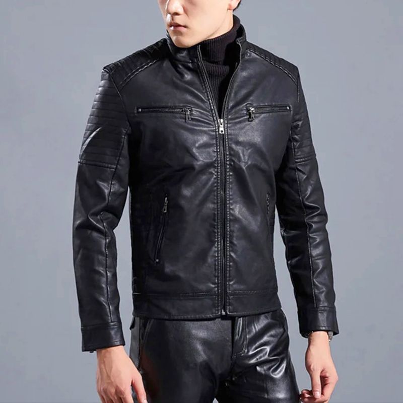 Henry – Men's leather biker jacket