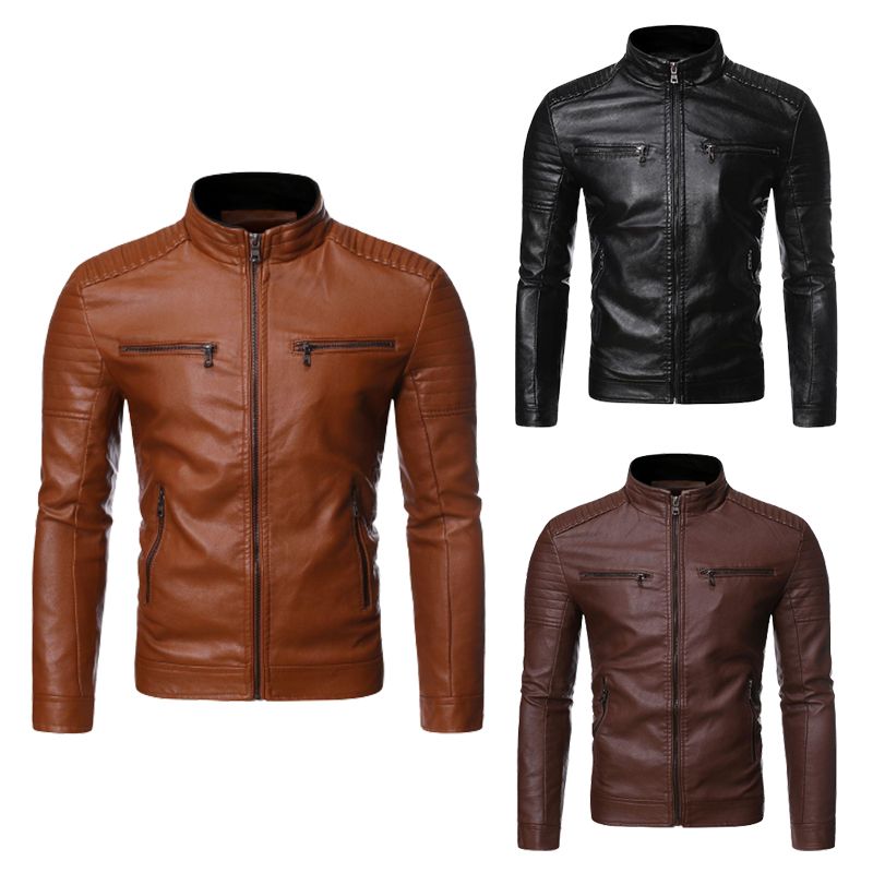 Henry – Men's leather biker jacket