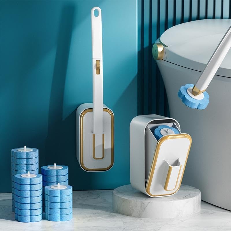 PureClean – Innovative wall-mounted toilet brush set