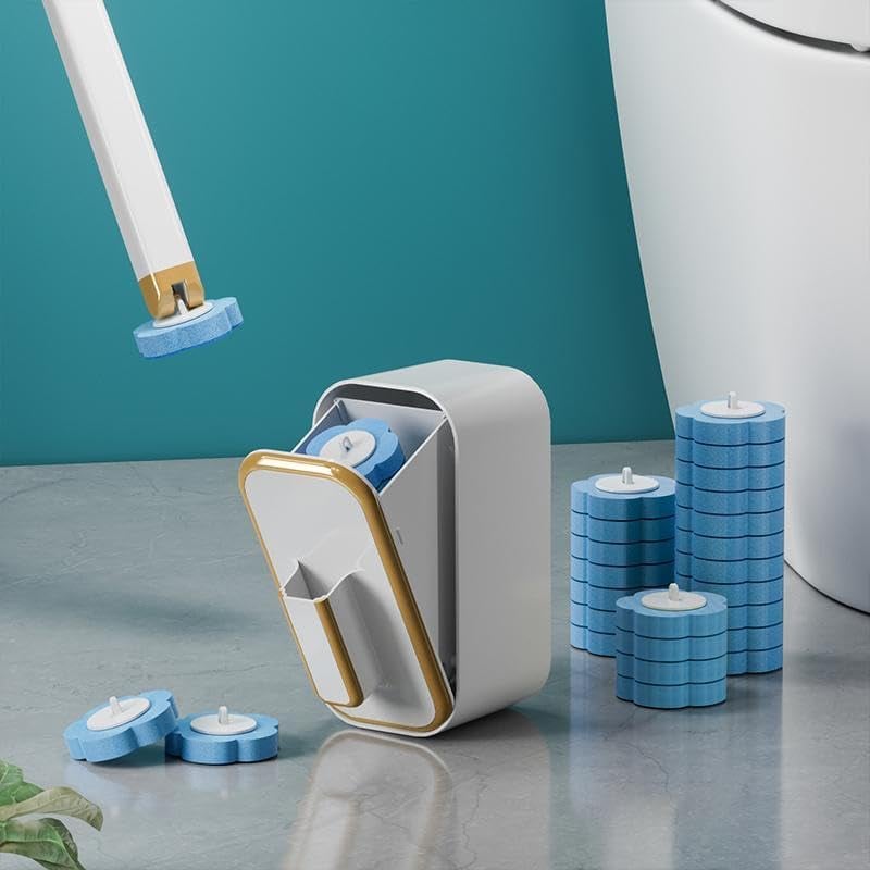 PureClean – Innovative wall-mounted toilet brush set