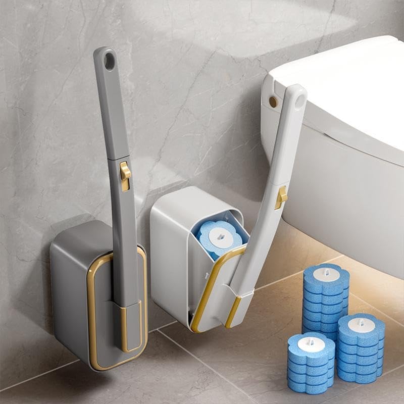 PureClean – Innovative wall-mounted toilet brush set