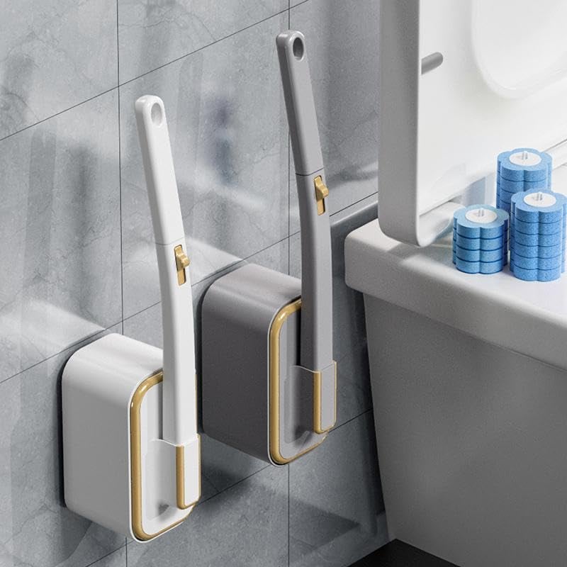 PureClean – Innovative wall-mounted toilet brush set