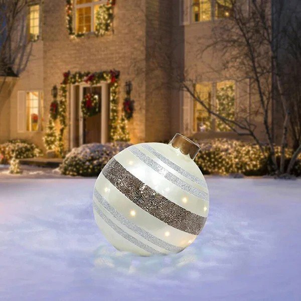FestivaGlow – Inflatable Outdoor Christmas Ball