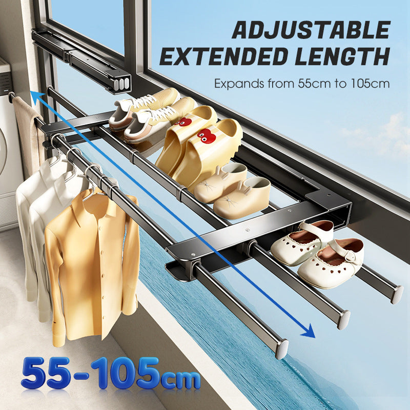 Homeplus – Wall-mounted foldable clothes drying rack