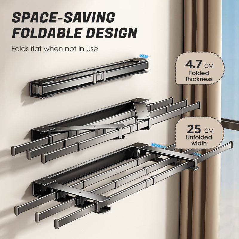 Homeplus – Wall-mounted foldable clothes drying rack