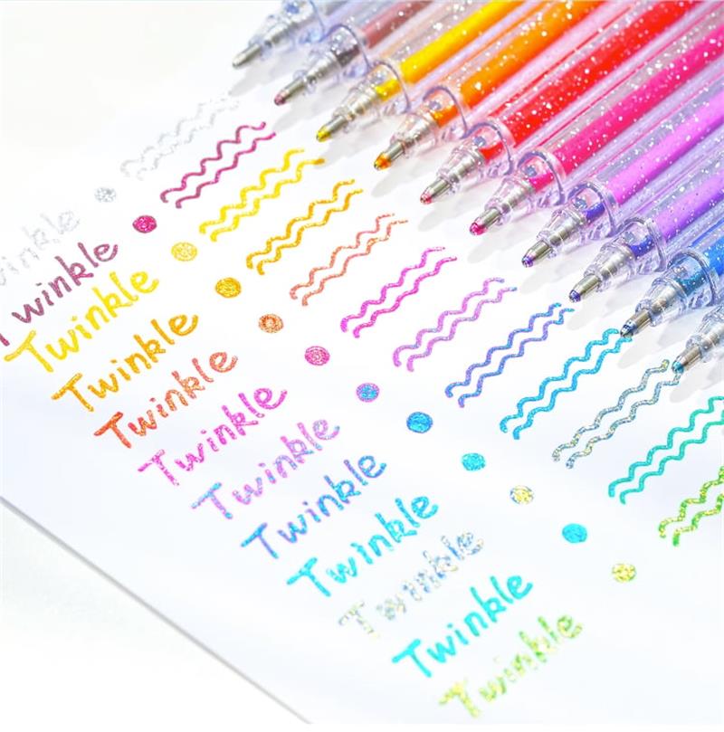 GleamArt - Glitter Gel Pen Set | 18 Pieces