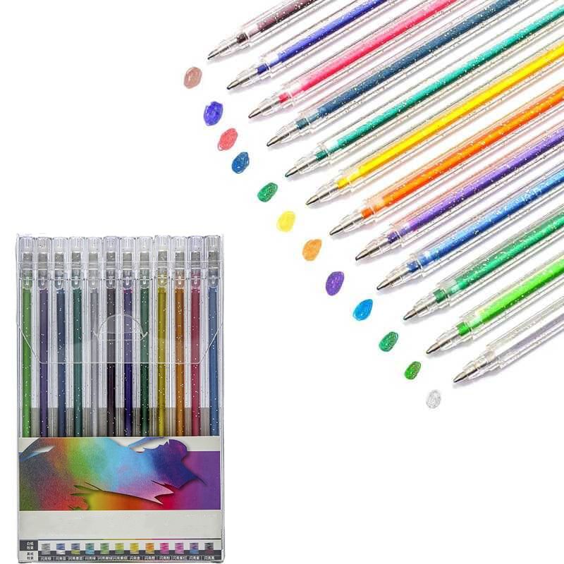 GleamArt - Glitter Gel Pen Set | 18 Pieces