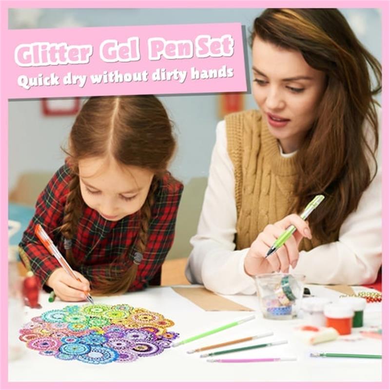 GleamArt - Glitter Gel Pen Set | 18 Pieces