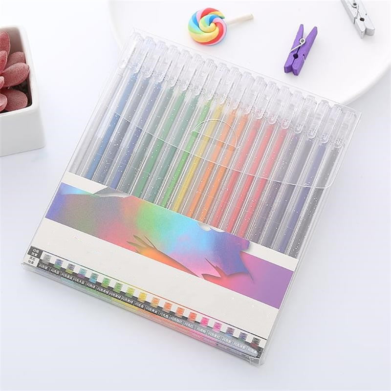 GleamArt - Glitter Gel Pen Set | 18 Pieces